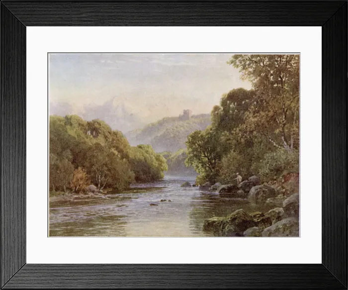 Framed Print : YORKSHIRE / URE RIVER 1909 Framed Print : YORKSHIRE / URE RIVER 1909