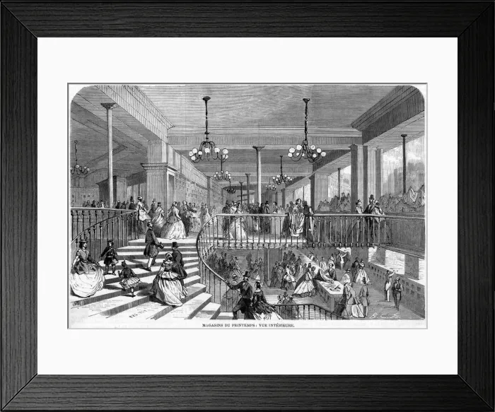 Framed Print : AU PRINTEMPS, PARIS Framed Print : AU PRINTEMPS, PARIS