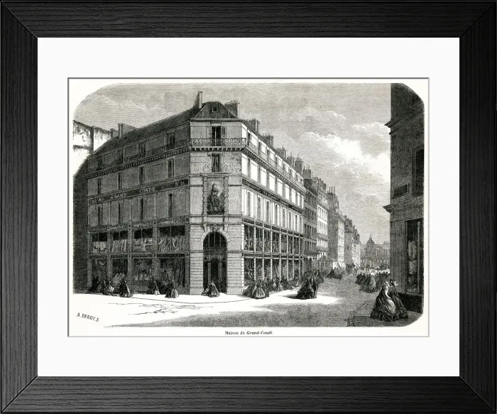 Framed Print : MAISON DU GRAND-CONDE Framed Print : MAISON DU GRAND-CONDE