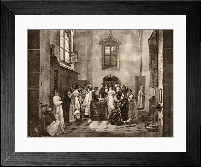 Framed Print : SIGNING REGISTER FRANCE Framed Print : SIGNING REGISTER FRANCE