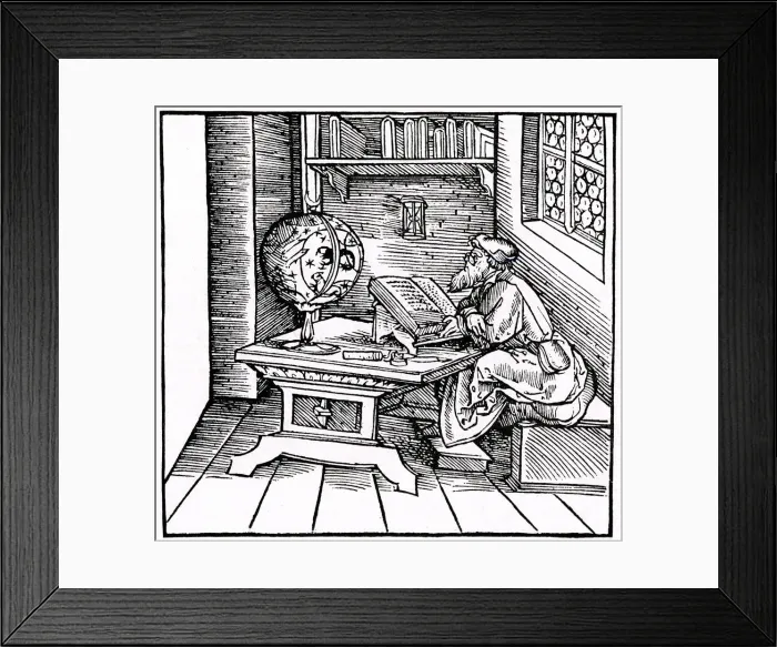 Framed Print : SCHOLAR READING JOURNAL