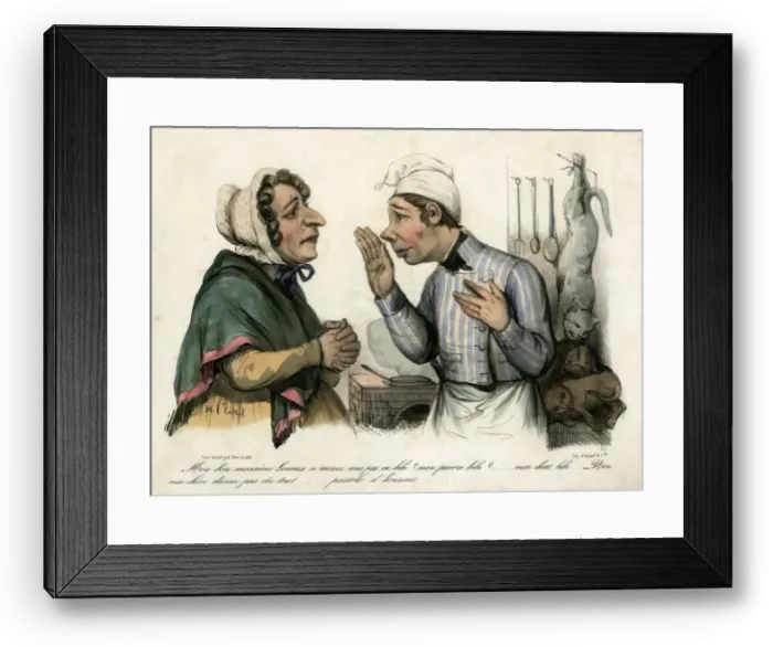 Framed Print : DEAD CATS IN BUTCHERS Framed Print : DEAD CATS IN BUTCHERS