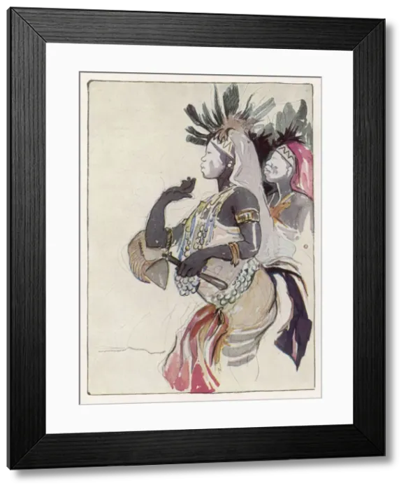 Framed Print : WITCH DOCTOR 1929 Framed Print : WITCH DOCTOR 1929