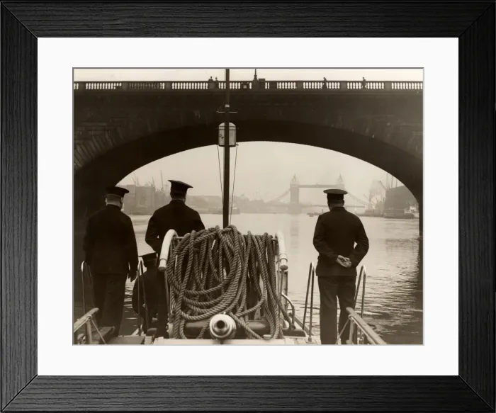 Framed Print : FIREFIGHTERS OF THAMES