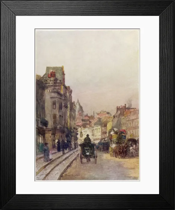 Framed Print : BROMPTON ROAD / DAYTIME Framed Print : BROMPTON ROAD / DAYTIME