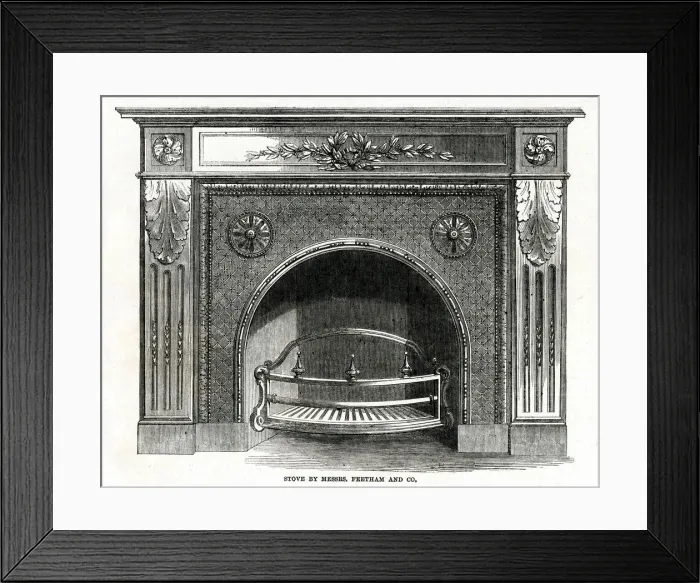 Framed Print : FEETHAM STOVE 1862 Framed Print : FEETHAM STOVE 1862