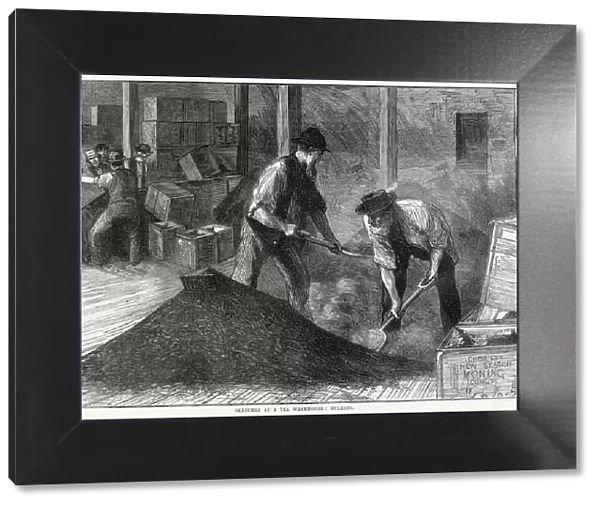 Bulking at a tea warehouse 1874
