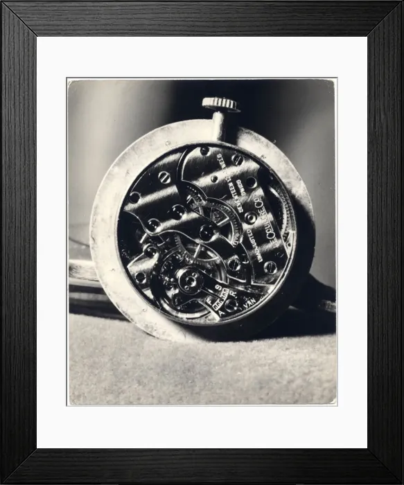 Framed Print : INTERIOR OF POCKET WATCH Framed Print : INTERIOR OF POCKET WATCH