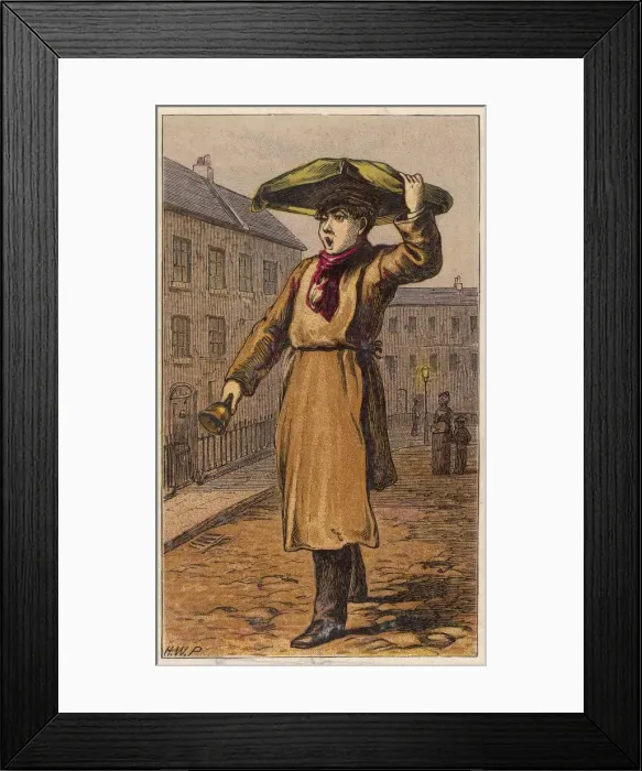 Framed Print : MUFFIN SELLER / PETHERICK Framed Print : MUFFIN SELLER / PETHERICK