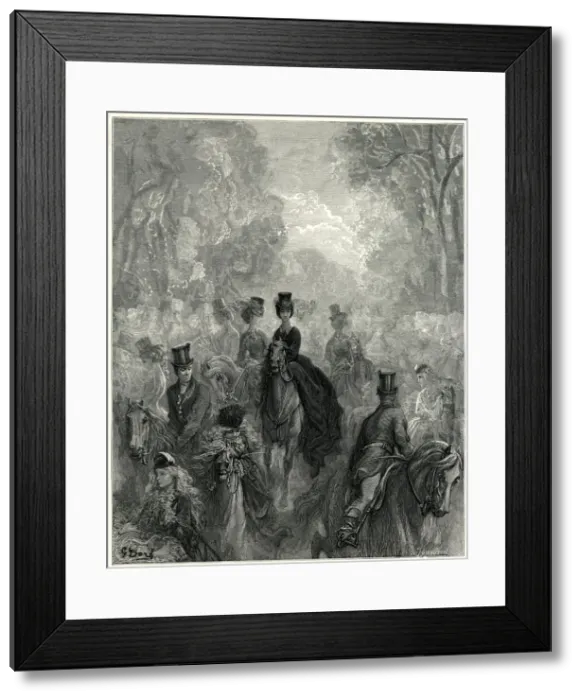 Framed Print : HOLLAND PARK / RIDING / DORE Framed Print : HOLLAND PARK / RIDING / DORE