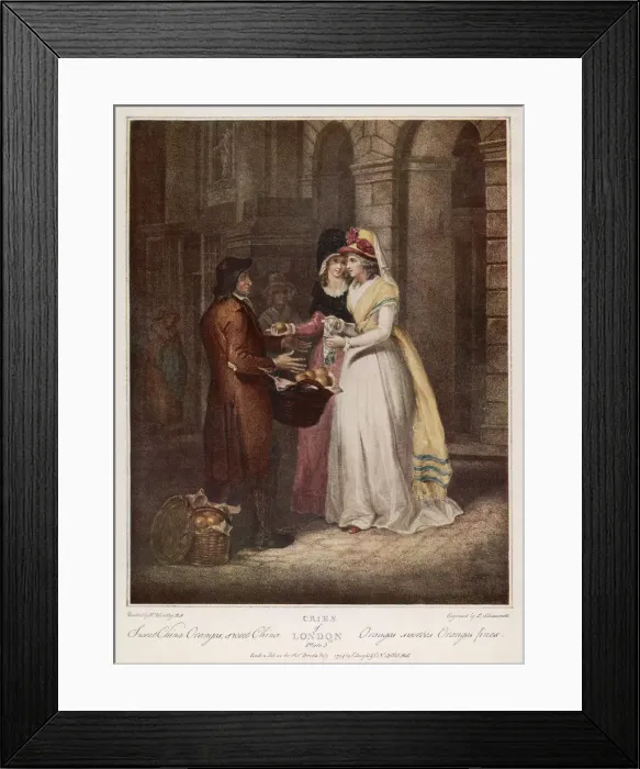 Framed Print : SWEET ORANGE SELLER Framed Print : SWEET ORANGE SELLER