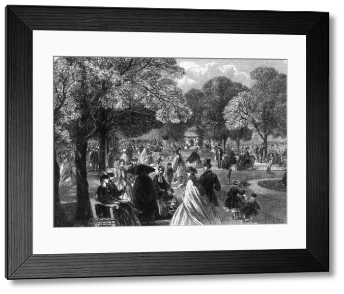 Framed Print : REGENTS PARK 1863 Framed Print : REGENTS PARK 1863
