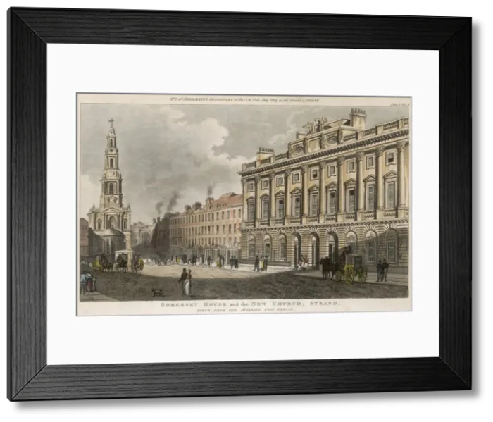 Framed Print : SOMERSET HOUSE / STRAND Framed Print : SOMERSET HOUSE / STRAND