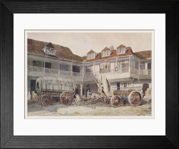 Framed Print : SOUTHWARK / TABARD INN Framed Print : SOUTHWARK / TABARD INN