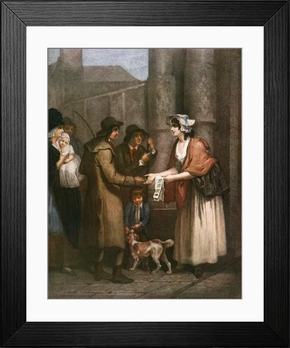 Framed Print : BALLAD SELLER / WHEATLEY Framed Print : BALLAD SELLER / WHEATLEY