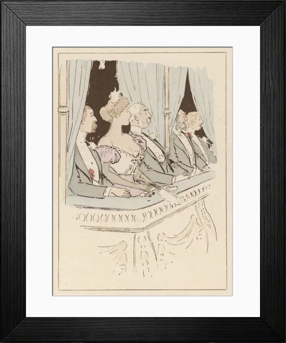 Framed Print : THEATRE BOX, LONDON