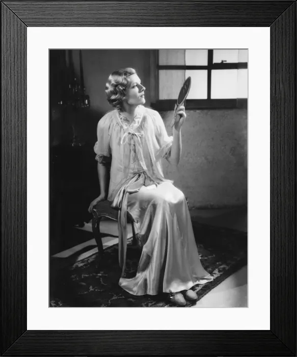 Framed Print : BED JACKET 1930S Framed Print : BED JACKET 1930S