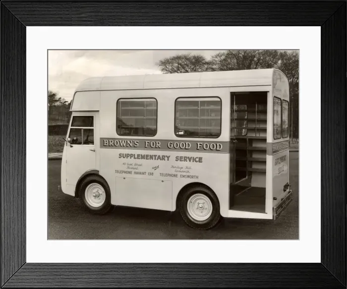 Framed Print : MOBILE GROCERS SHOP Framed Print : MOBILE GROCERS SHOP