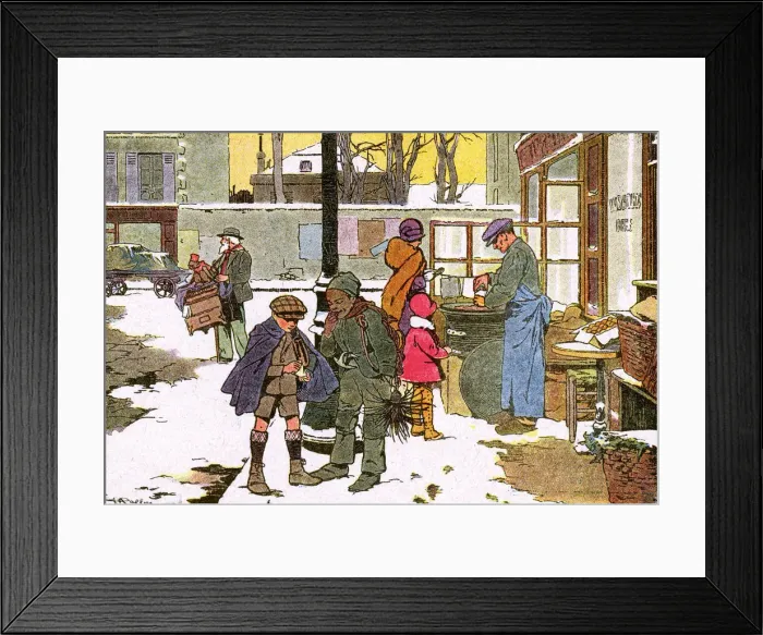 Framed Print : HOT CHESTNUTS FOR SALE Framed Print : HOT CHESTNUTS FOR SALE