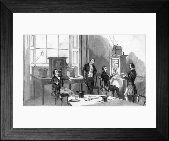 Framed Print : NINE ELMS OFFICE 1845 Framed Print : NINE ELMS OFFICE 1845
