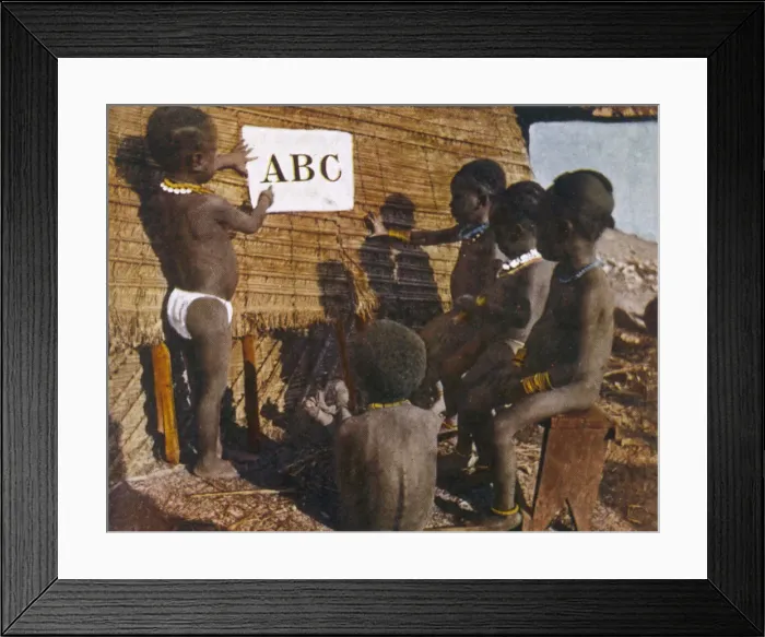 Framed Print : AFRICAN LITERACY Framed Print : AFRICAN LITERACY