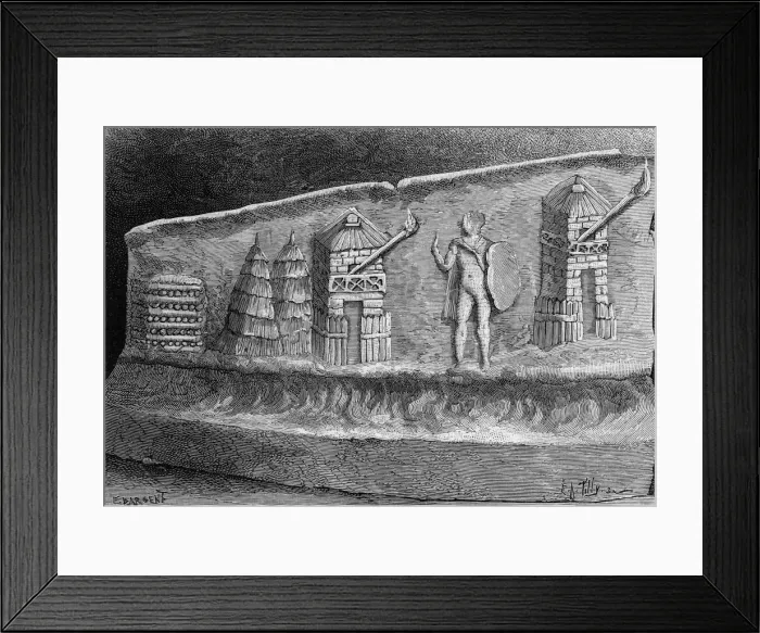 Framed Print : ROMAN BEACON SIGNALS