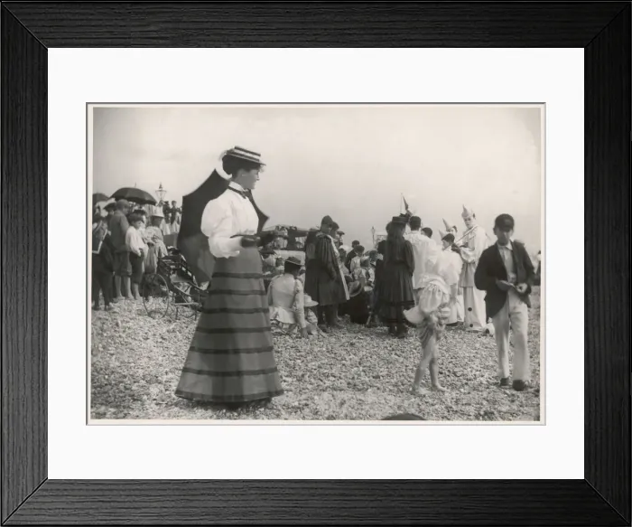 Framed Print : BRIGHTON BEACH 1895 Framed Print : BRIGHTON BEACH 1895