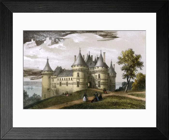 Framed Print : FRANCE / CHAUMONT CHATEAU Framed Print : FRANCE / CHAUMONT CHATEAU
