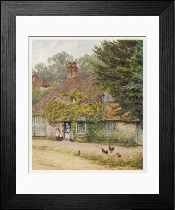 Framed Print : HASLEMERE / FISH SHOP 1903 Framed Print : HASLEMERE / FISH SHOP 1903
