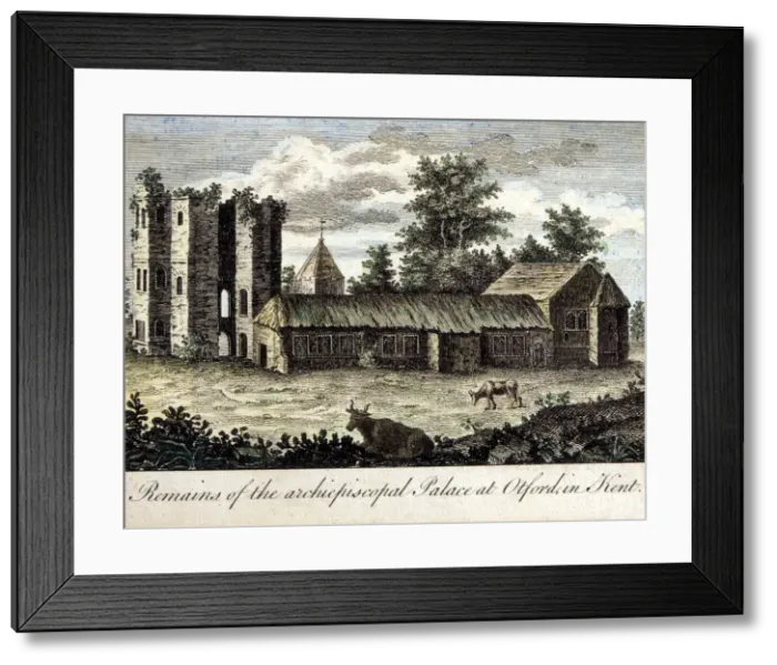 Framed Print : OTFORD / BISHOPS PALACE Framed Print : OTFORD / BISHOPS PALACE