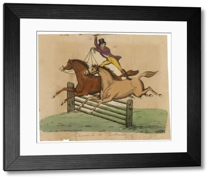 Framed Print : ANDREW DUCROW / HORSEMAN Framed Print : ANDREW DUCROW / HORSEMAN