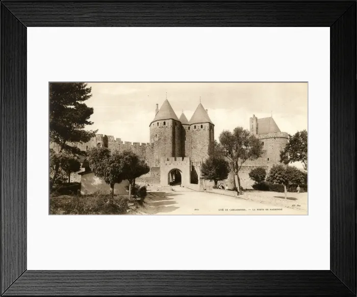 Framed Print : CARCASSONNE / NARBONNE Framed Print : CARCASSONNE / NARBONNE