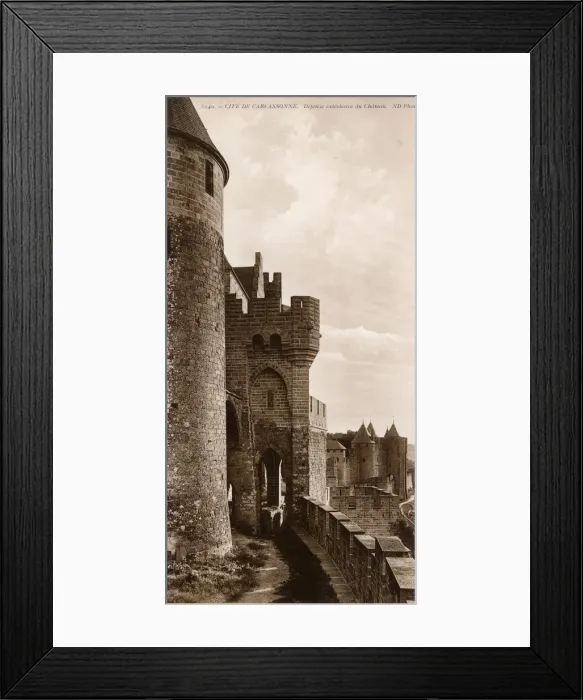 Framed Print : CARCASSONNE / OUTER 1910 Framed Print : CARCASSONNE / OUTER 1910