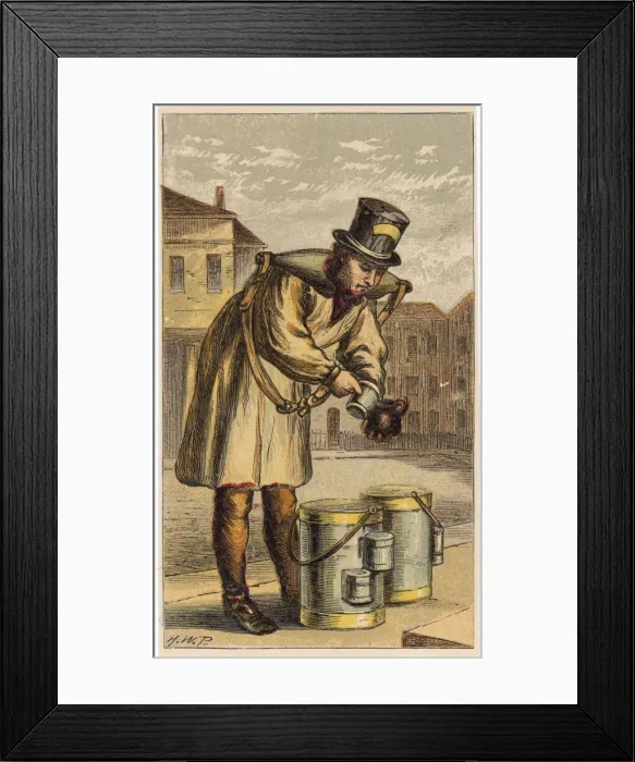 Framed Print : London Milkman Framed Print : London Milkman