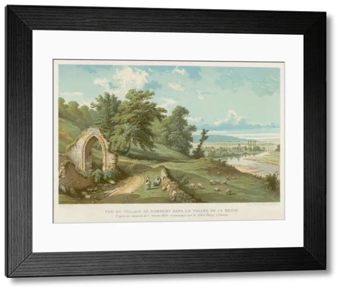 Framed Print : FRANCE / DOMREMY / PENSEE Framed Print : FRANCE / DOMREMY / PENSEE