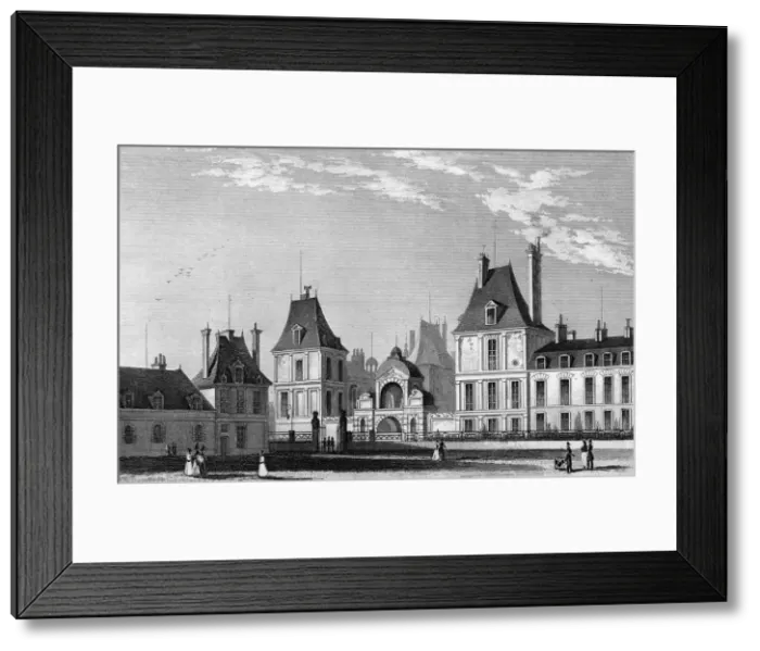 Framed Print : FONTAINEBLEAU / PUGIN 1829 Framed Print : FONTAINEBLEAU / PUGIN 1829