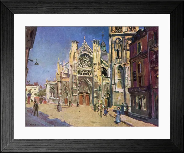 Framed Print : DIEPPE / ST JACQUES C1930 Framed Print : DIEPPE / ST JACQUES C1930