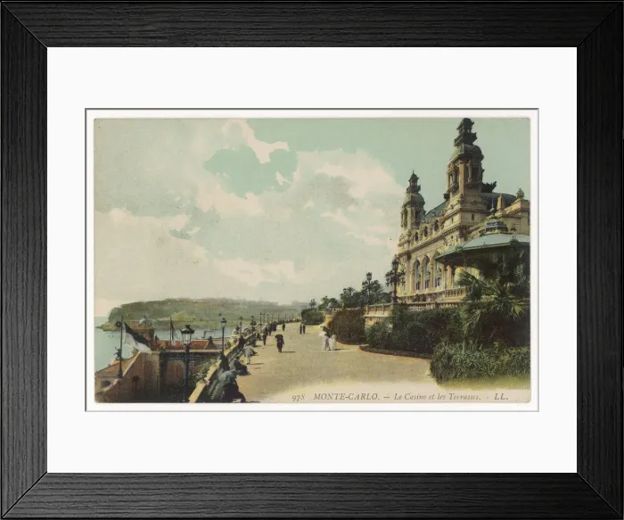 Framed Print : MONTE CARLO  /  CASINO C1900