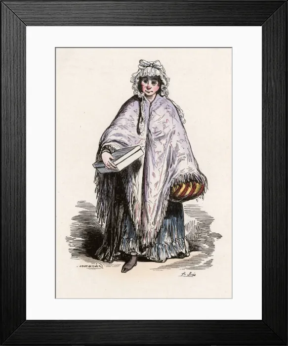 Framed Print : OLD CLOTHES DEALER 1850 Framed Print : OLD CLOTHES DEALER 1850