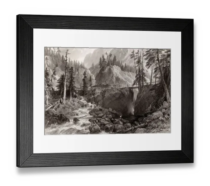 Framed Print : PYRENEES / SPANISH BRIDGE Framed Print : PYRENEES / SPANISH BRIDGE