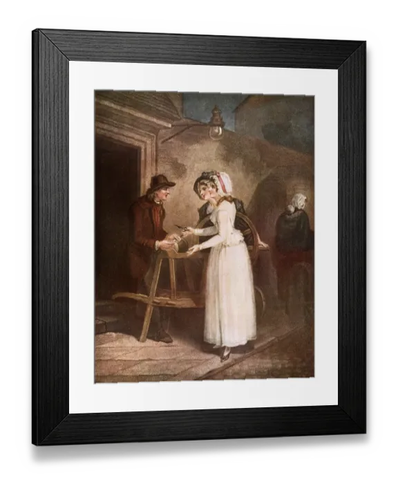 Framed Print : KNIFE GRINDER / WHEATLEY Framed Print : KNIFE GRINDER / WHEATLEY