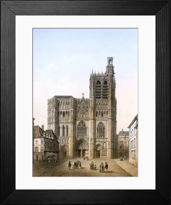 Framed Print : FRANCE / SENS CATHEDRAL Framed Print : FRANCE / SENS CATHEDRAL