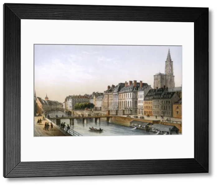 Framed Print : STRASBOURG / PALAIS C1860 Framed Print : STRASBOURG / PALAIS C1860