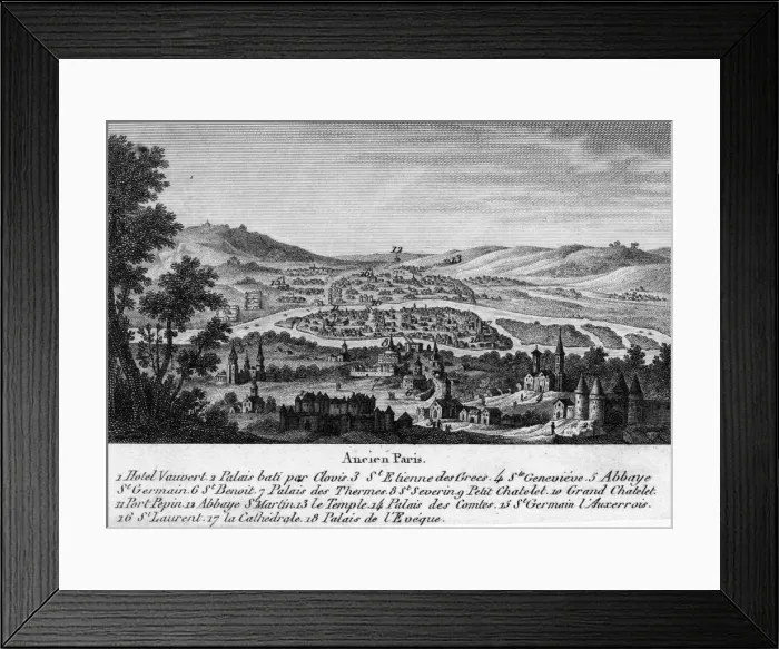 Framed Print : PARIS / GENERAL MEDIEVAL Framed Print : PARIS / GENERAL MEDIEVAL