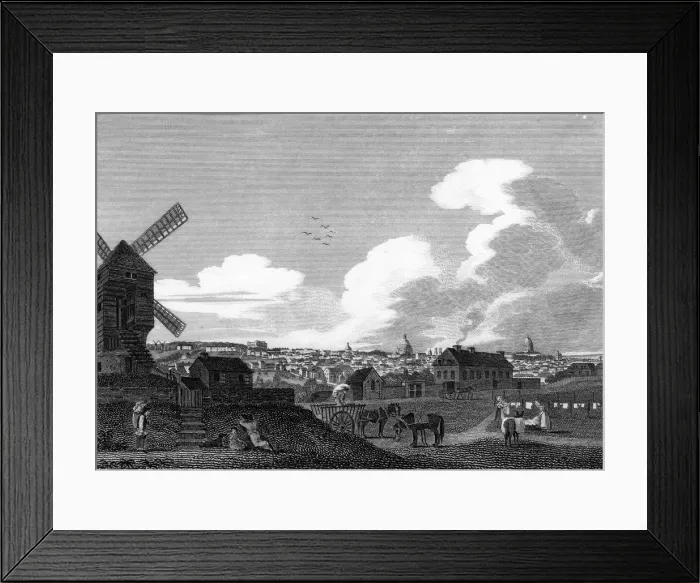 Framed Print : PARIS / FROM SOUTH 1816 Framed Print : PARIS / FROM SOUTH 1816