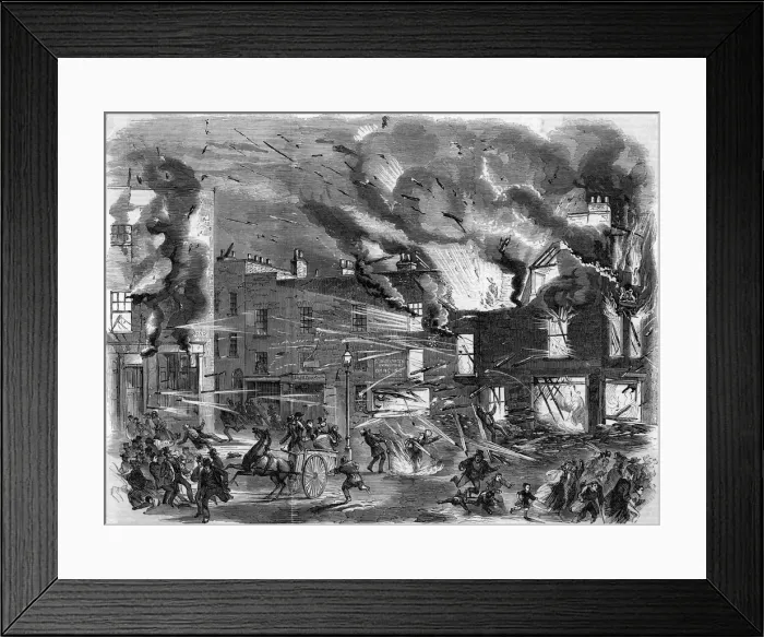 Framed Print : FIREWORK FACTORY BLAST Framed Print : FIREWORK FACTORY BLAST