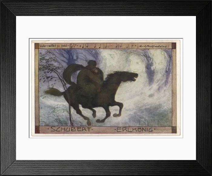 Framed Print : ERLKONIG. Erlkonig (Goethe) Framed Print : ERLKONIG. Erlkonig (Goethe)