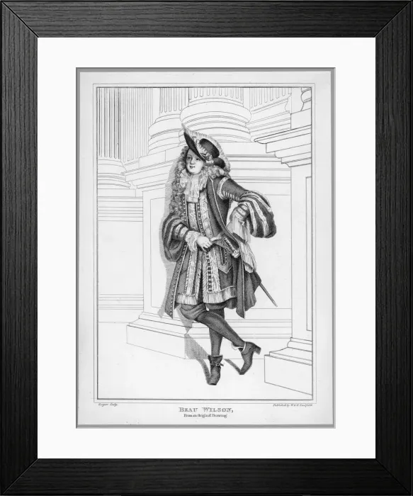 Framed Print : C1690 BEAU (COSTUME) Framed Print : C1690 BEAU (COSTUME)