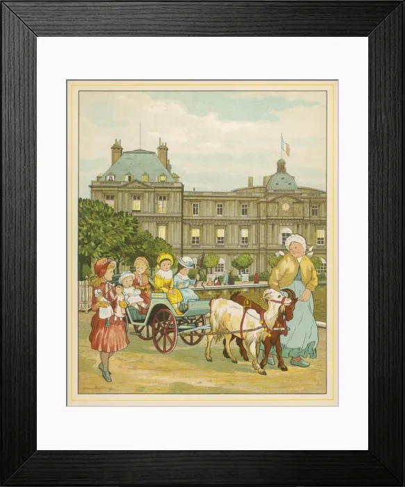 Framed Print : Parisian Toy Seller 1882 Framed Print : Parisian Toy Seller 1882