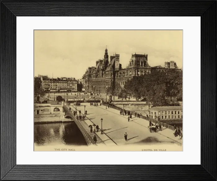 Framed Print : PARIS / HOTEL DE VILLE Framed Print : PARIS / HOTEL DE VILLE